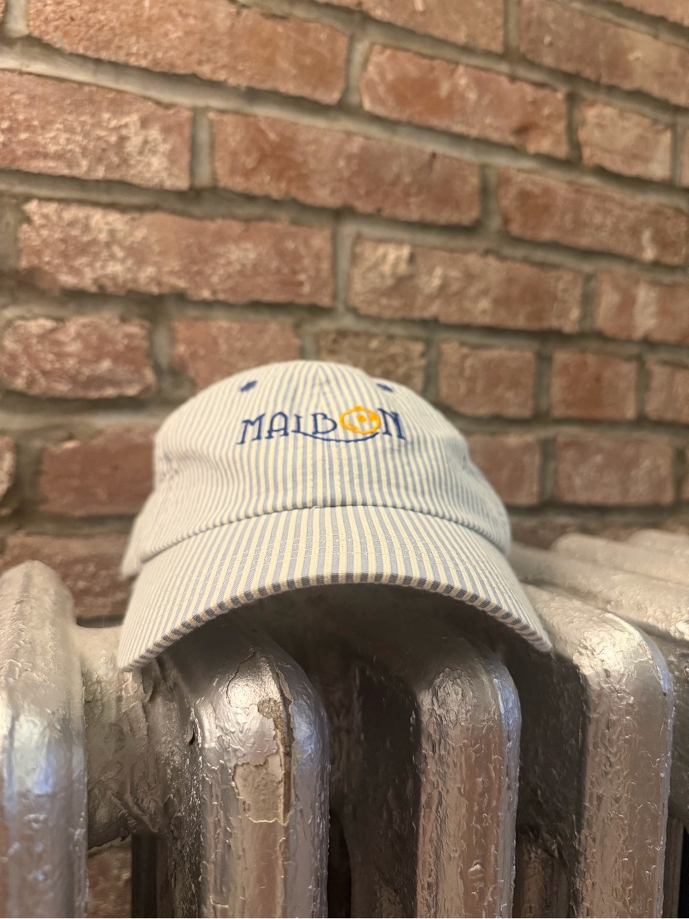 Malbon Seersucker SnapBack - Unworn
